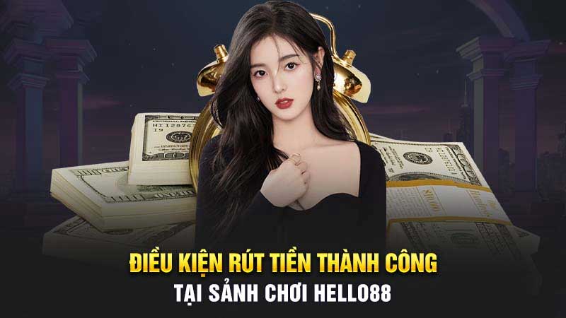 Điều kiện thực hiện rút tiền Hello88